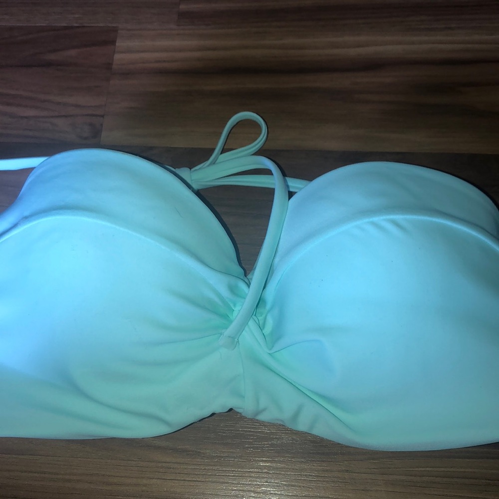 Teal bikini top